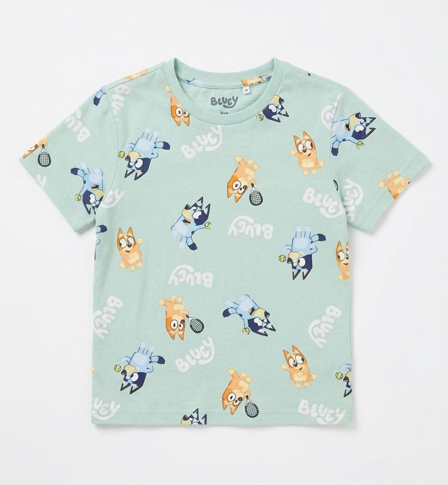 CAMISETA BLUEY VERDE SUAVE