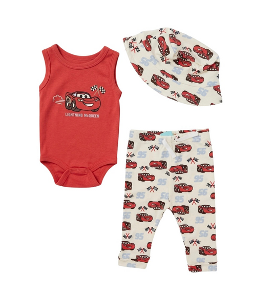 CONJUNTO 3 PIEZAS CARS