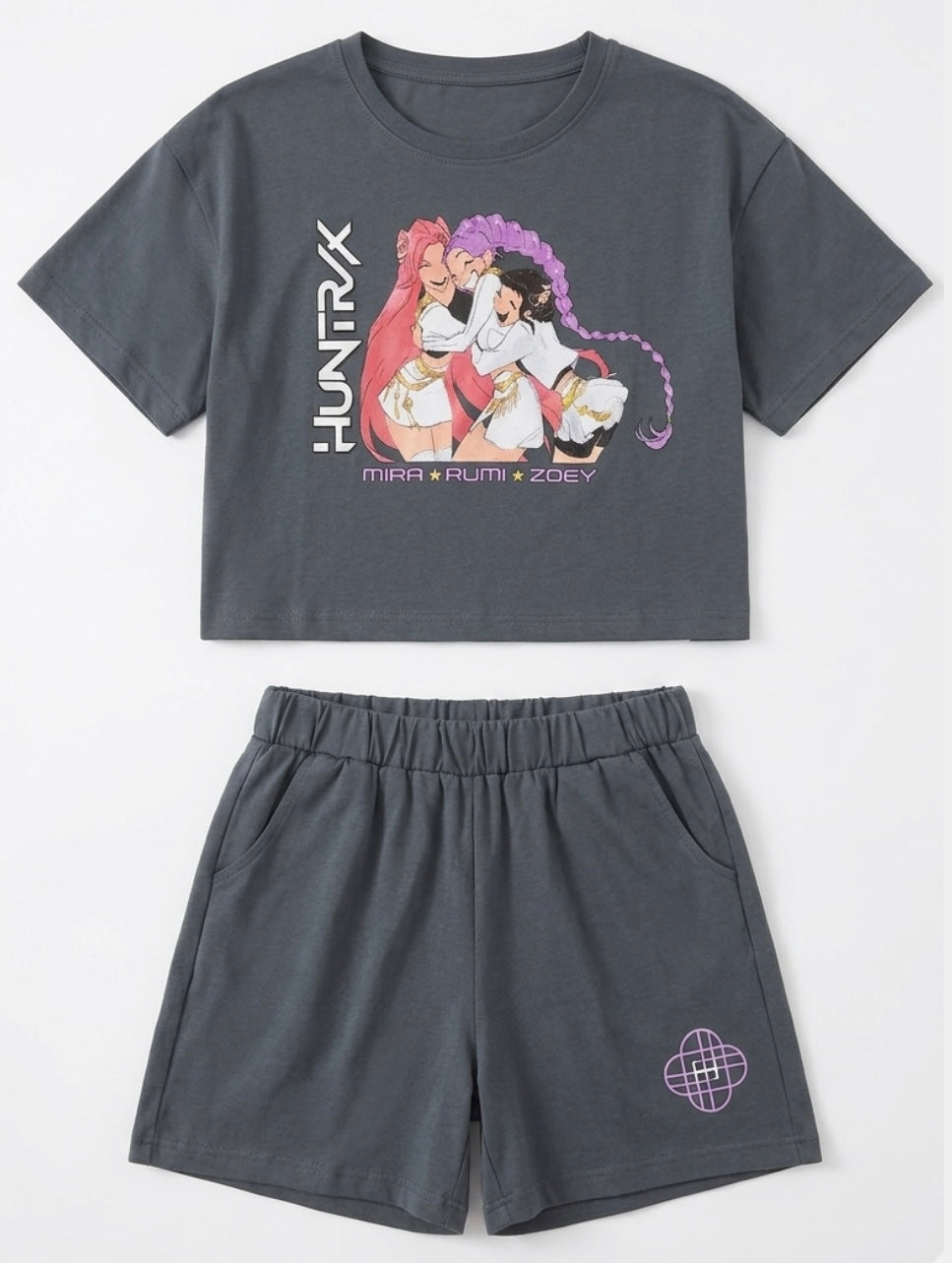 CONJUNTO HUNTRIX GRIS OSCURO