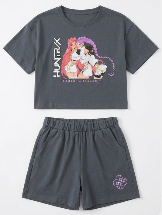 CONJUNTO HUNTRIX GRIS OSCURO