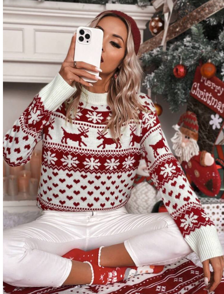 Suéter Rojo Navideño