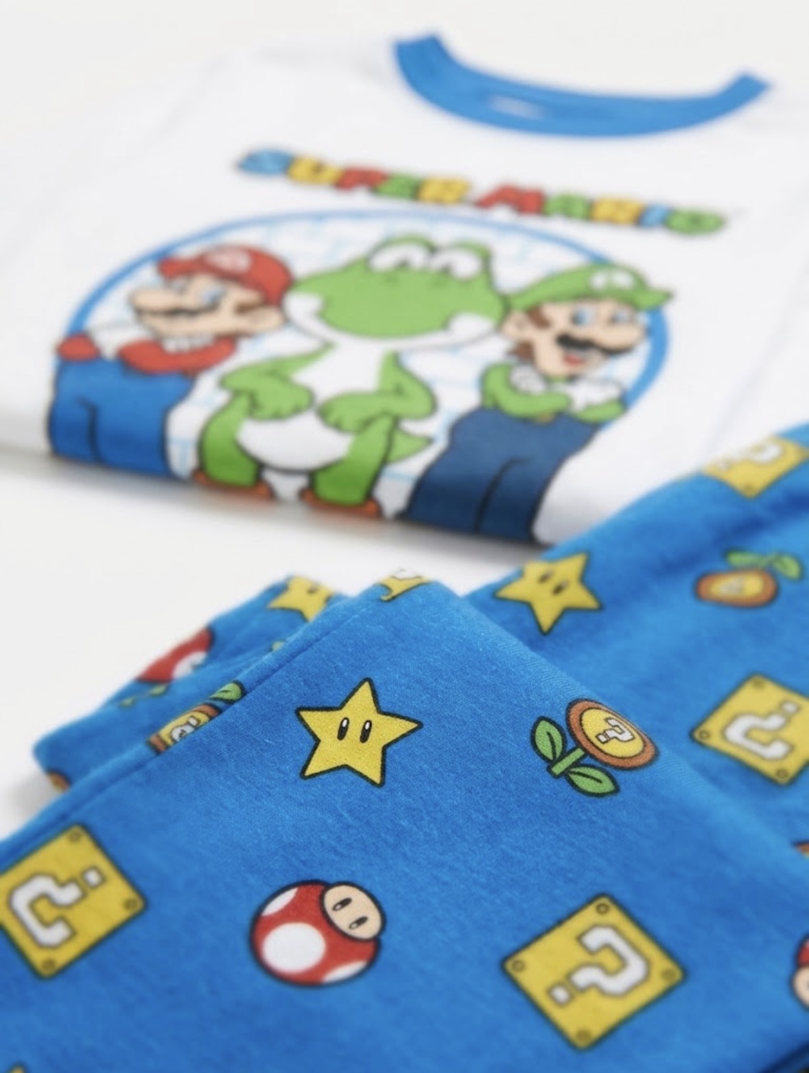 PIJAMA MANGA LARGA SUPER MARIO