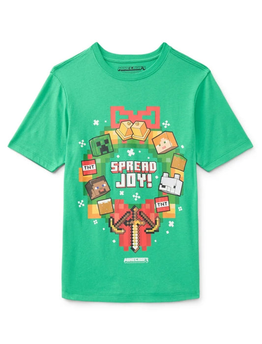 Camiseta Navideña Minecraft