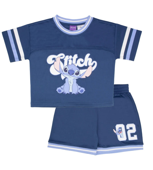 Conjunto Azul Stitch