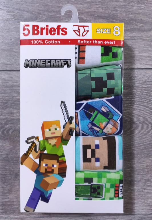 Calzoncillos Minecraft