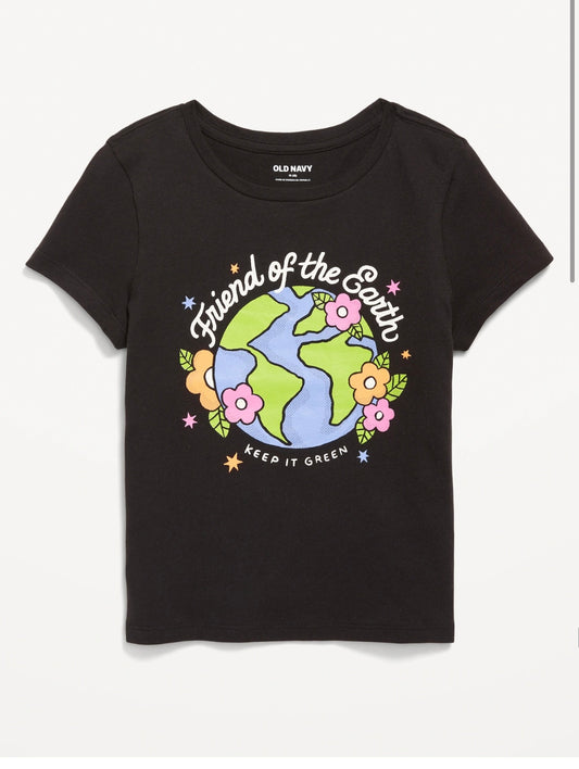 Camiseta Old Navy friends of the earth