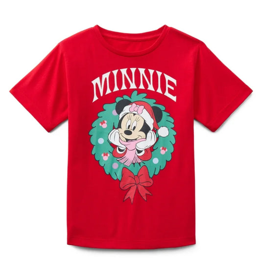 Camiseta Navideña Minnie Roja