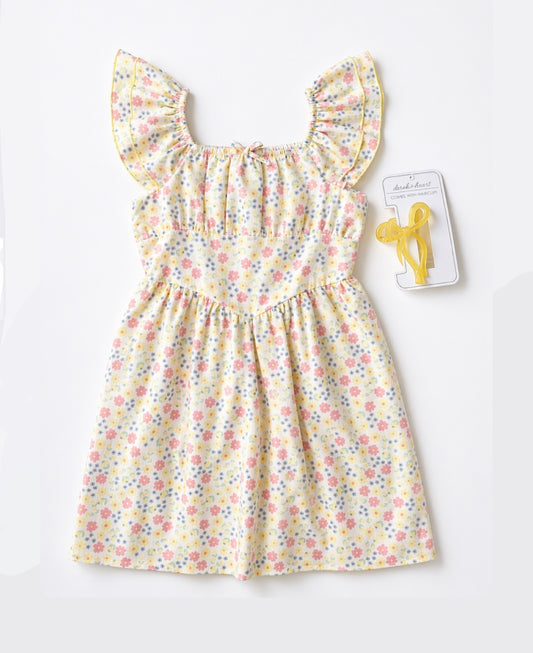 VESTIDO PRIMAVERAL AMARILLO