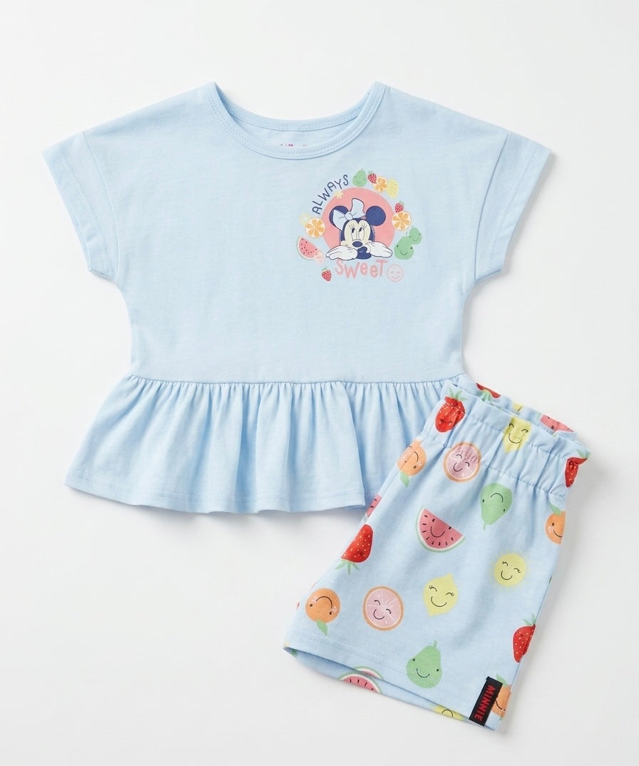 CONJUNTO MINNIE FRUTAS