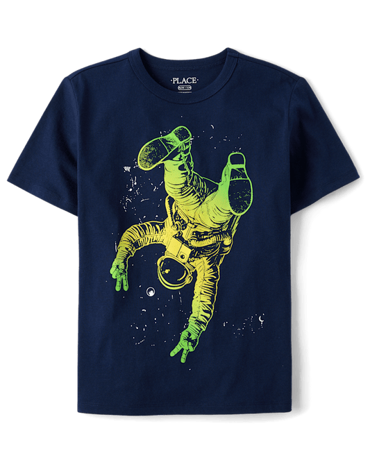 Camiseta Azul Marino de Astronauta