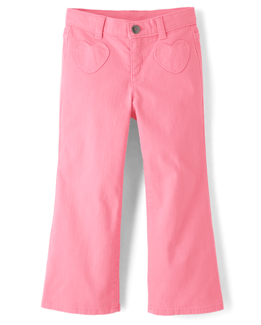 Pantalón rosado con Corazones