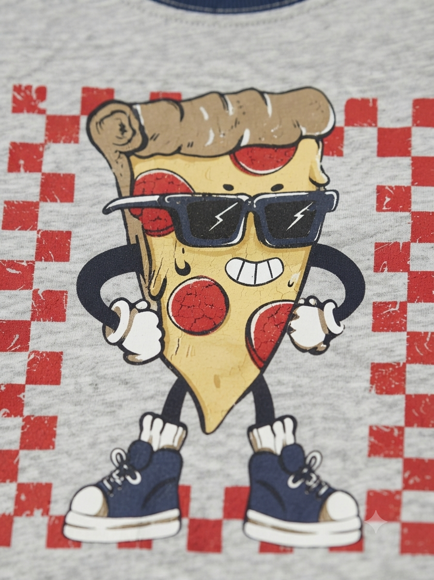 CONJUNTO CON LLAVERO PIZZA