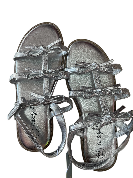 Sandalias Plateadas Chongo