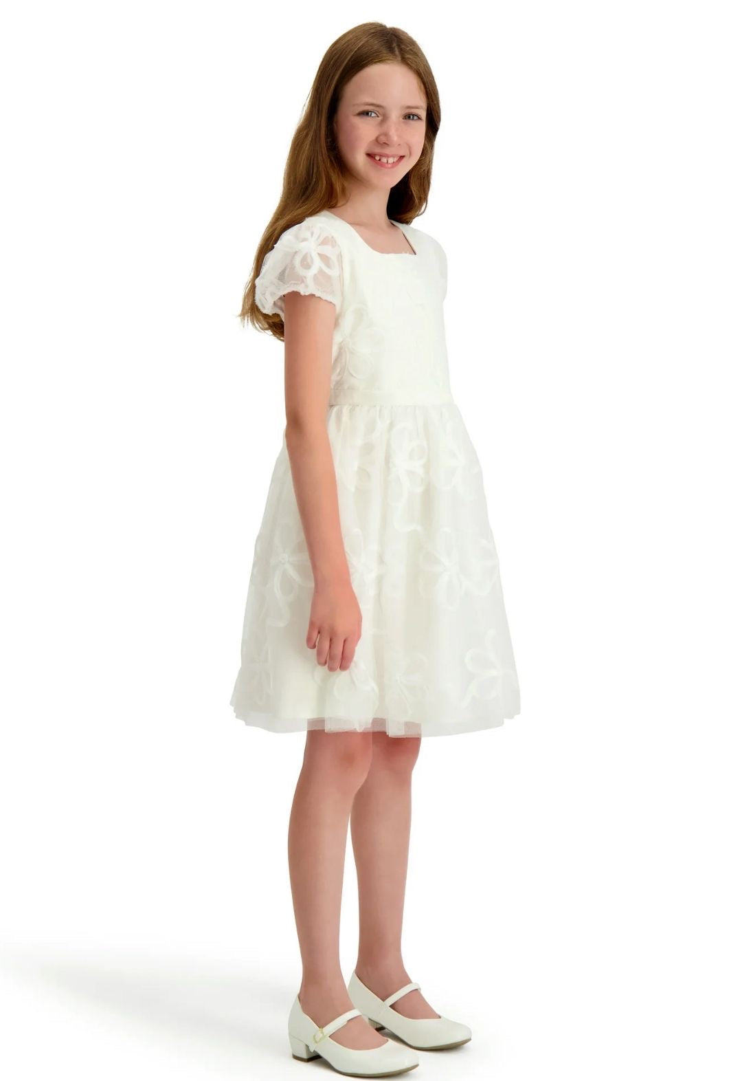 Vestido Kensie Rojo Vino y Blanco