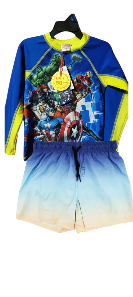 Traje de Baño Niño Avengers