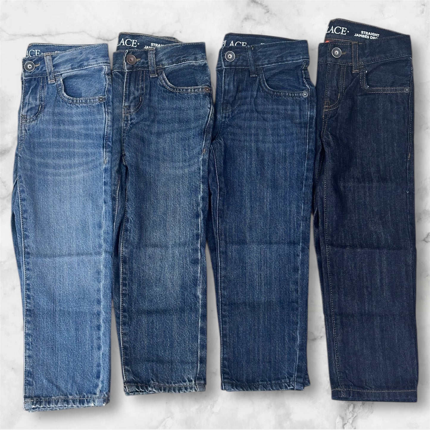 Jean Place Straight Jambes Droites Multicolor