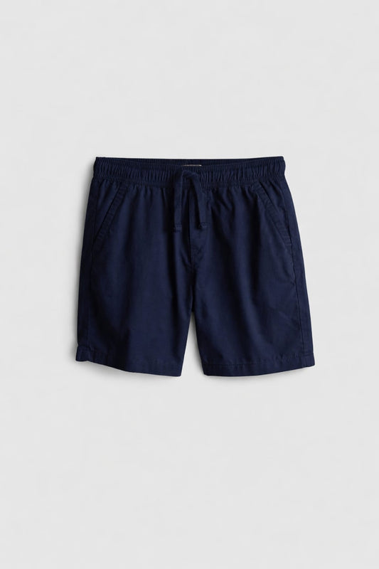 Short Azul Marino Amarre Cintura