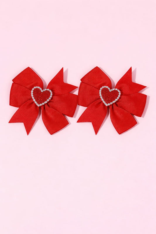 GANCHOS ROJO CON CORAZÓN