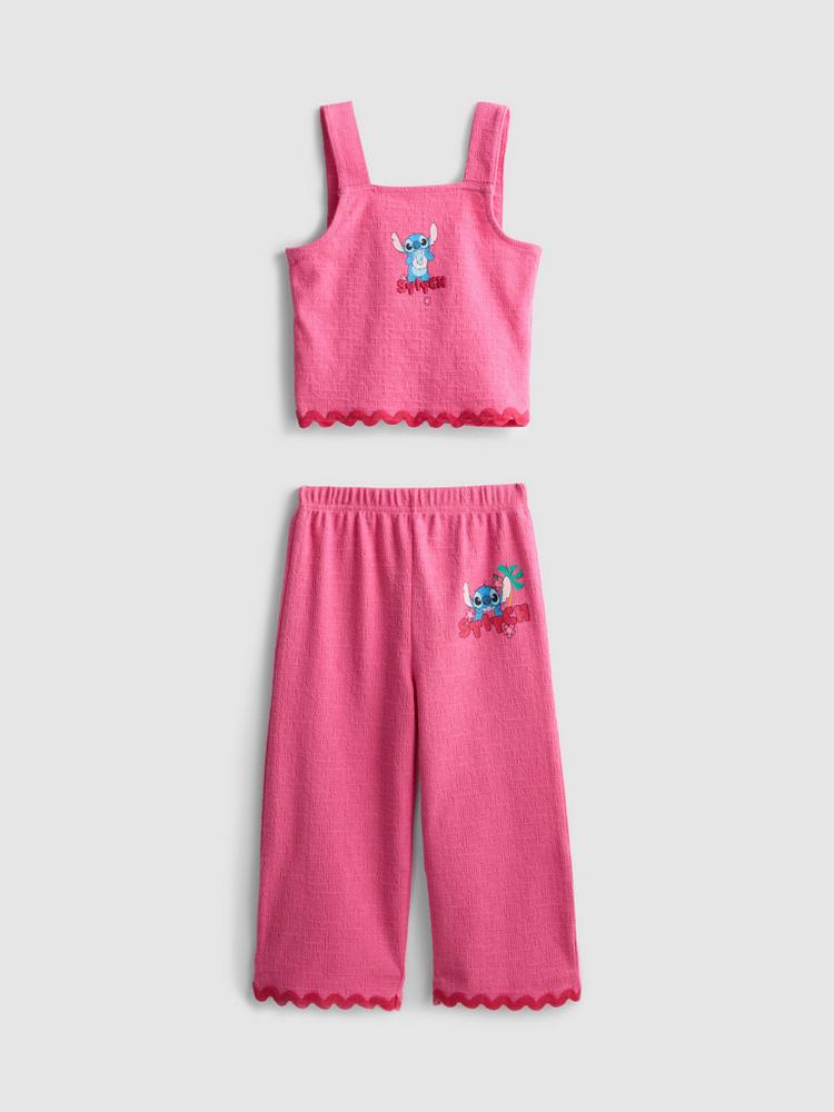 CONJUNTO ROSA DE STITCH