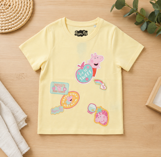 CAMISETA PEPPA PIG AMARILLA