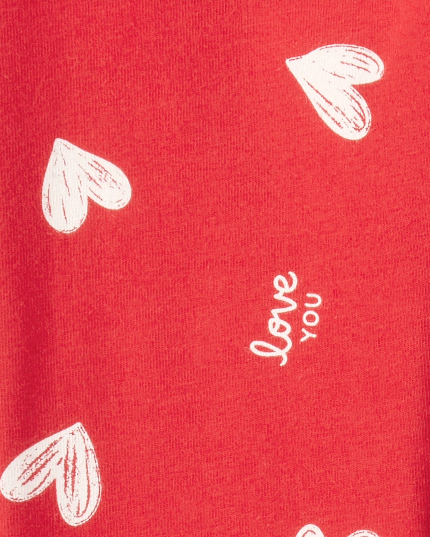 Legging roja corazones blancos