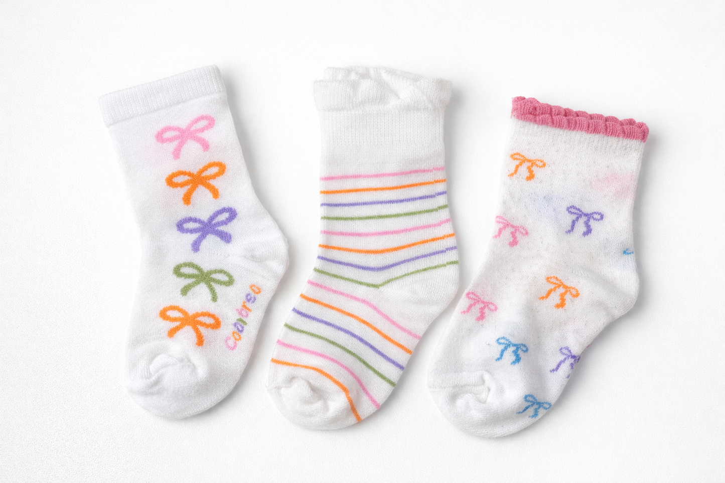 PAQUETE DE 3 PARES DE CALCETINES MOÑITOS