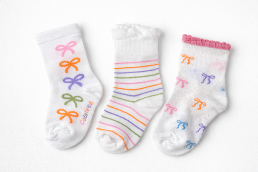 PAQUETE DE 3 PARES DE CALCETINES MOÑITOS