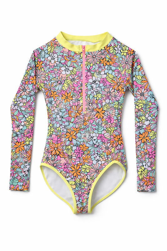 Traje de baño floreado