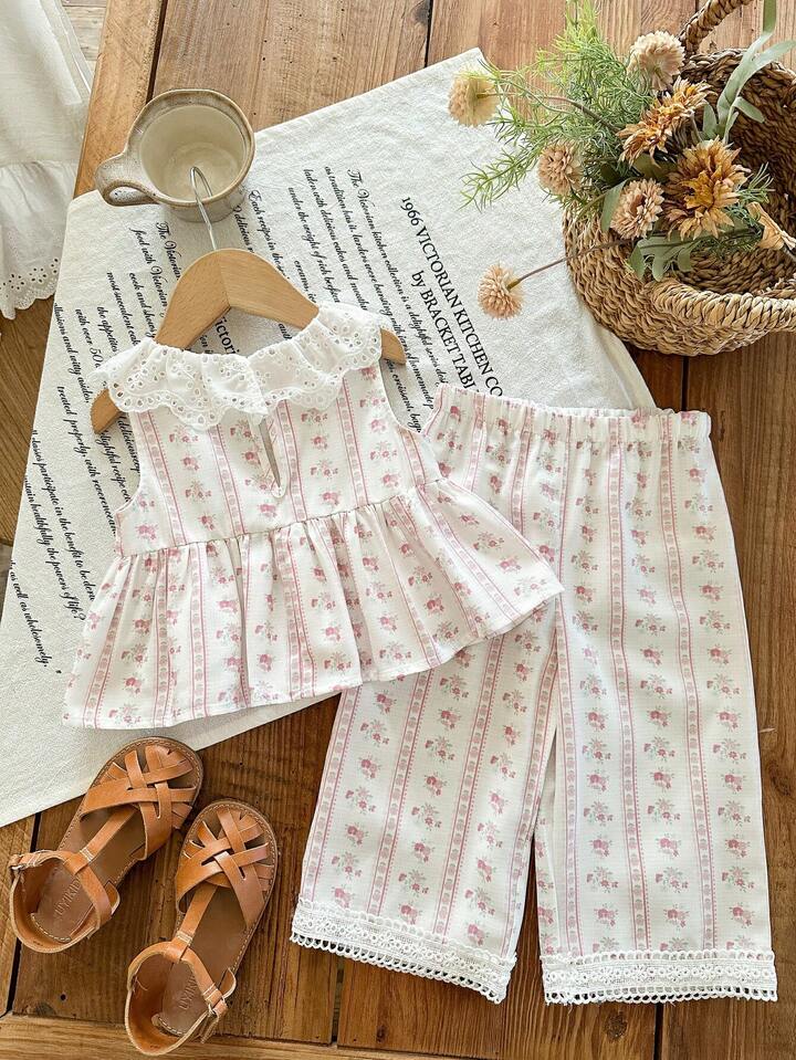 CONJUNTO FLOREADO