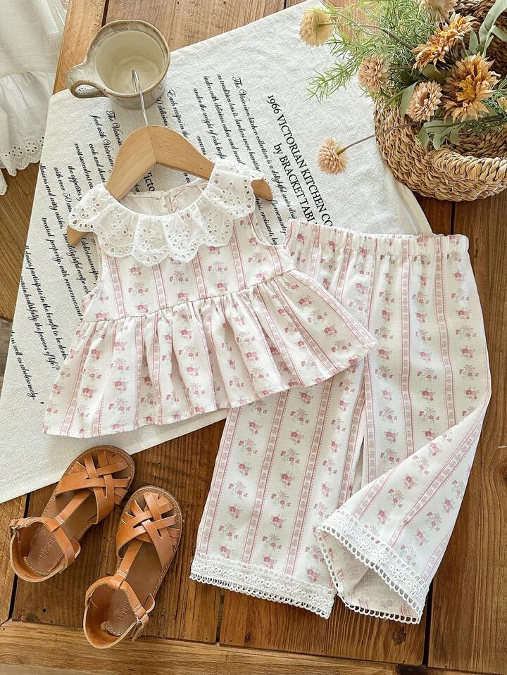 CONJUNTO FLOREADO