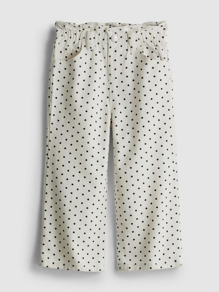 PANTALÓN CON ESTAMPADO DE LUNARES