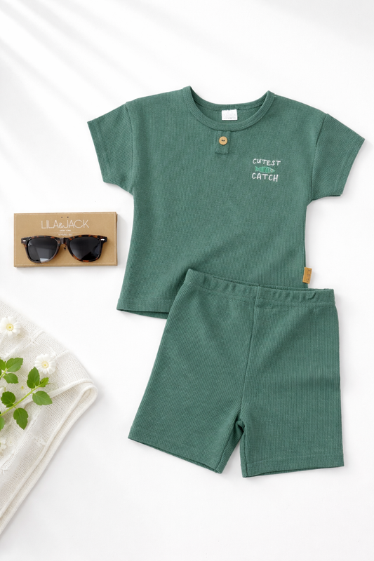 CONJUNTO 3 PIEZAS VERDE PEZ