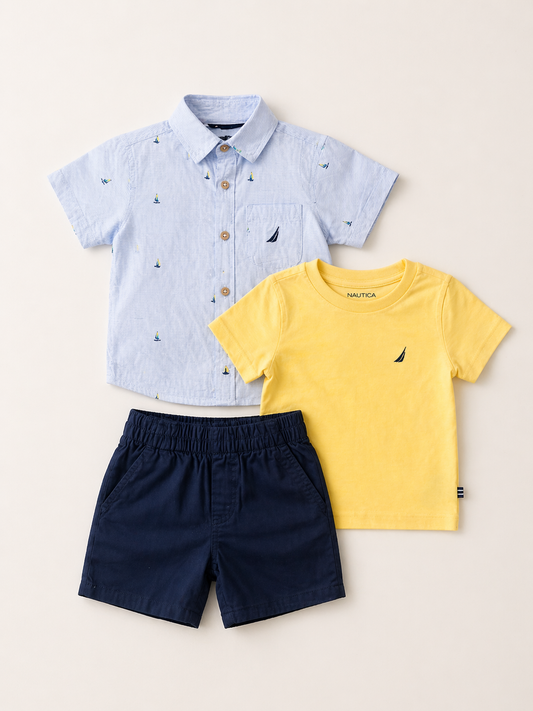 CONJUNTO 3 PIEZAS NAUTICA
