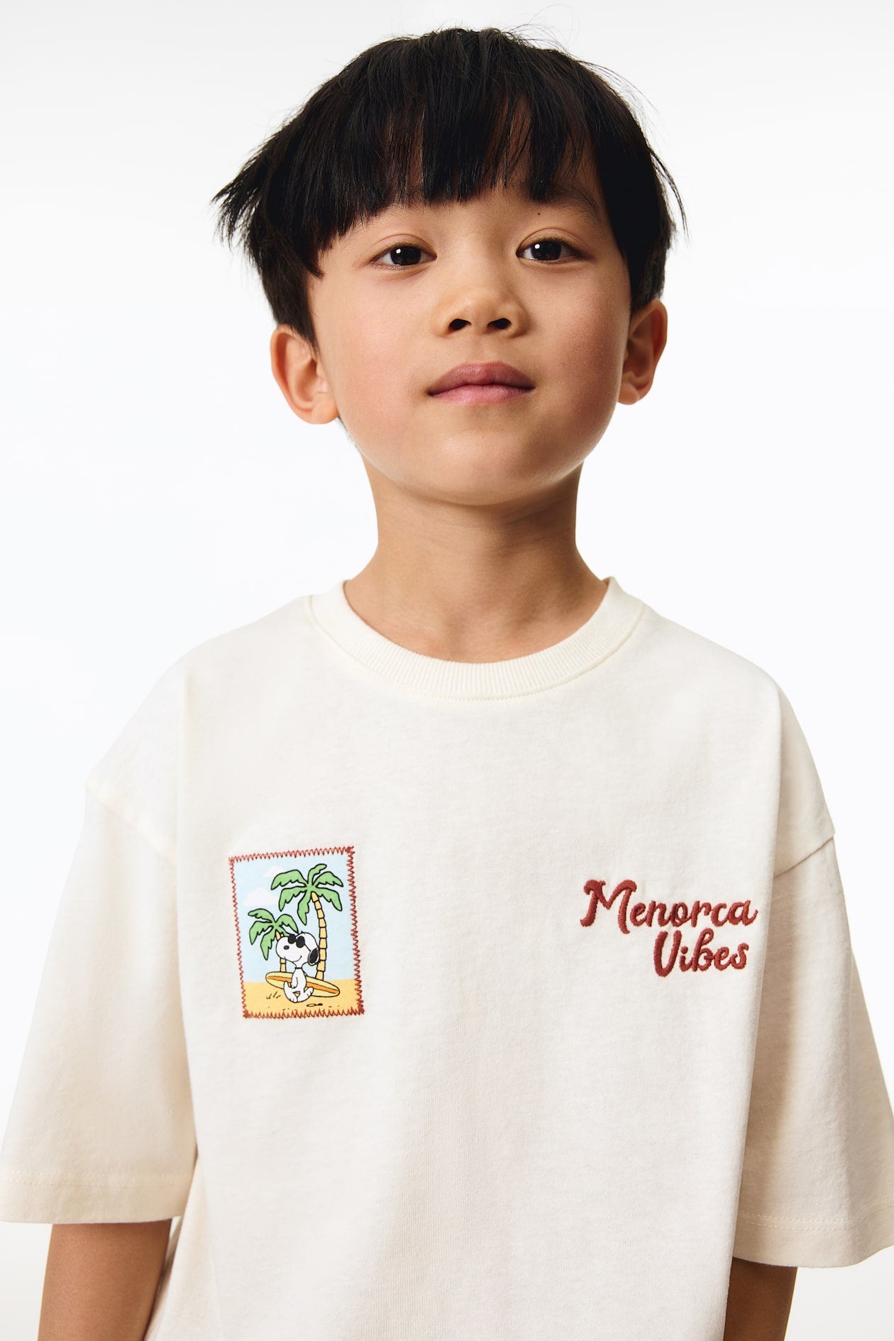 CAMISETA SNOOPY OVERSIZED BEIGE