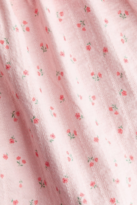 VESTIDO CASUAL ROSA FLORES