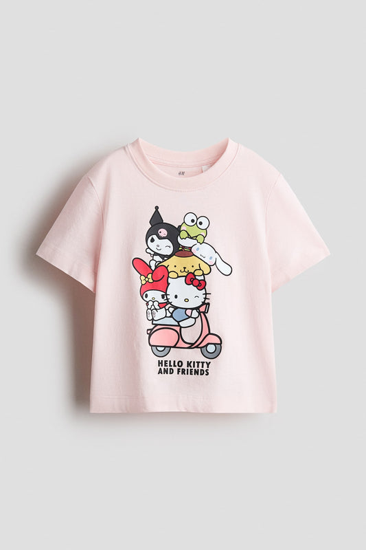 CAMISETAS HELLO KITTY AND FRIENDS ROSA