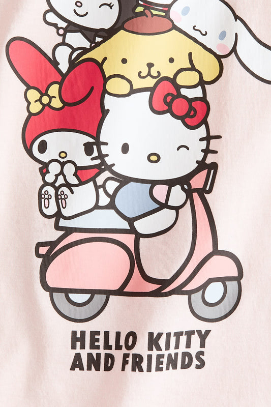 CAMISETAS HELLO KITTY AND FRIENDS ROSA