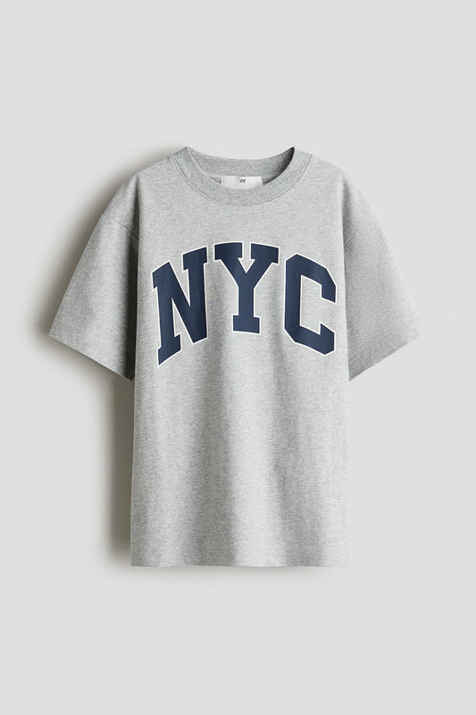 CAMISETA GRIS NYC