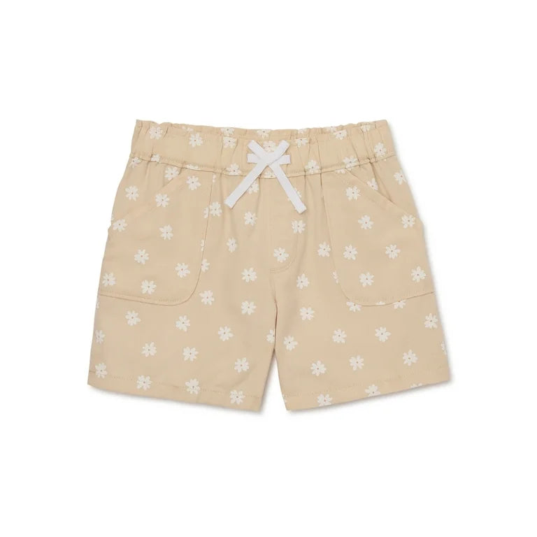 Short Beige con florecitas