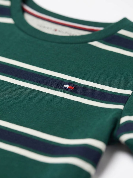 CAMISETA VERDE RAYADA TOMMY HILFIGER