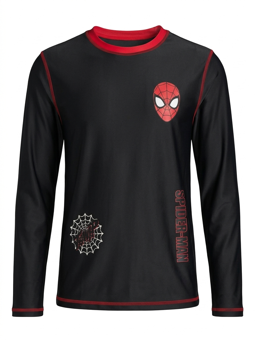 CAMISETA PARA NATACIÓN SPIDERMAN