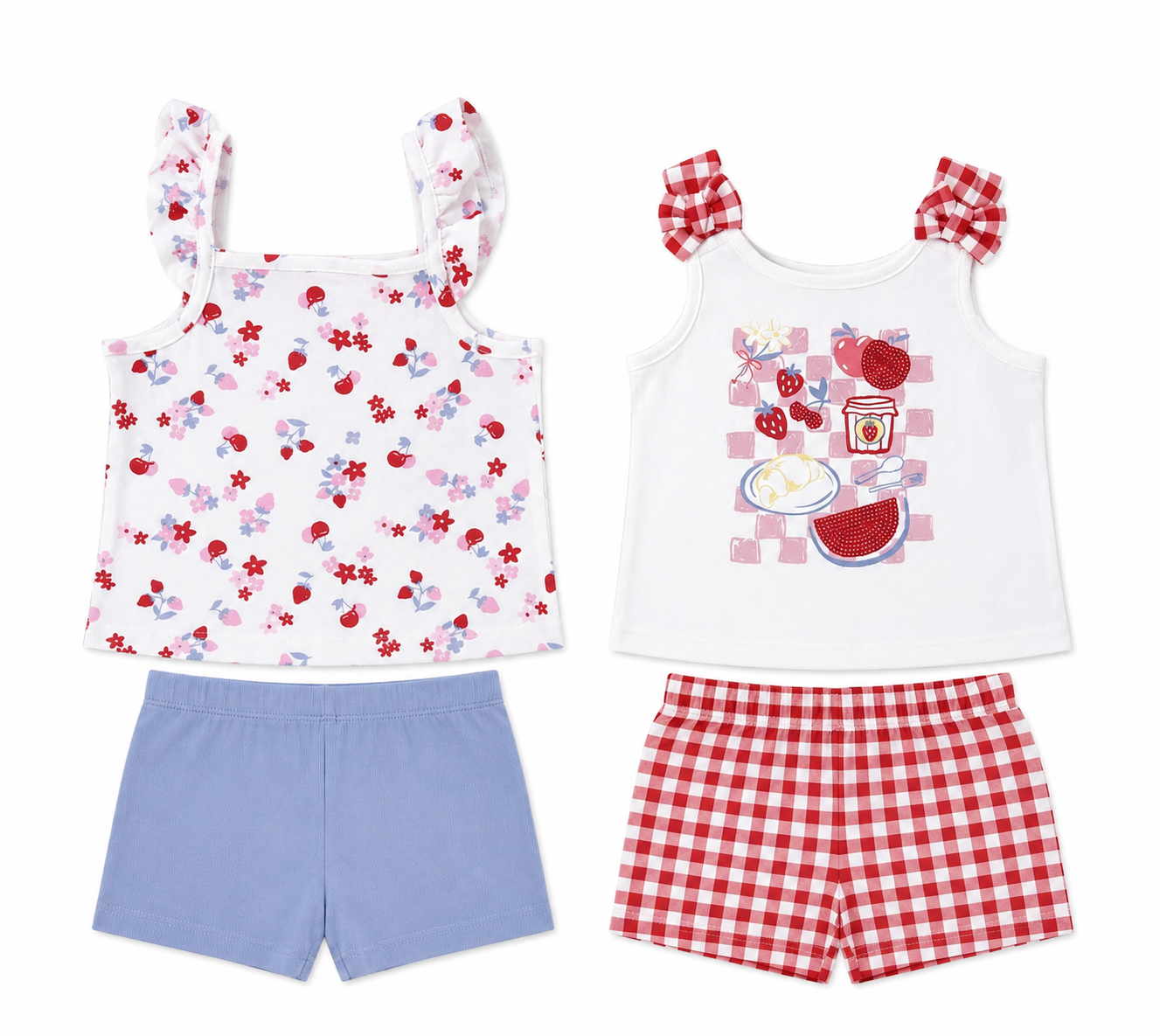 SET 4 PIEZAS CEREZA
