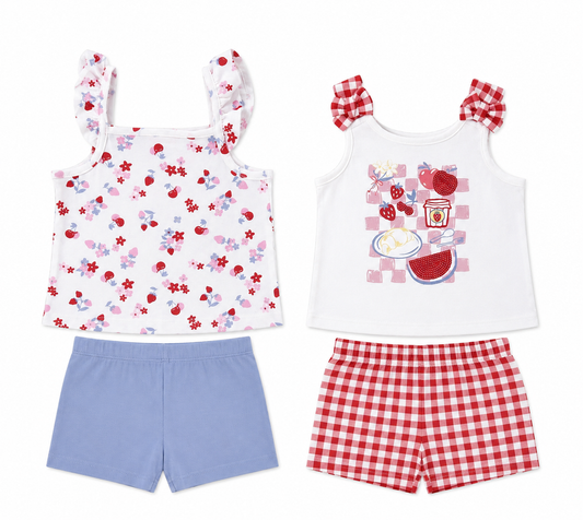 SET 4 PIEZAS CEREZA