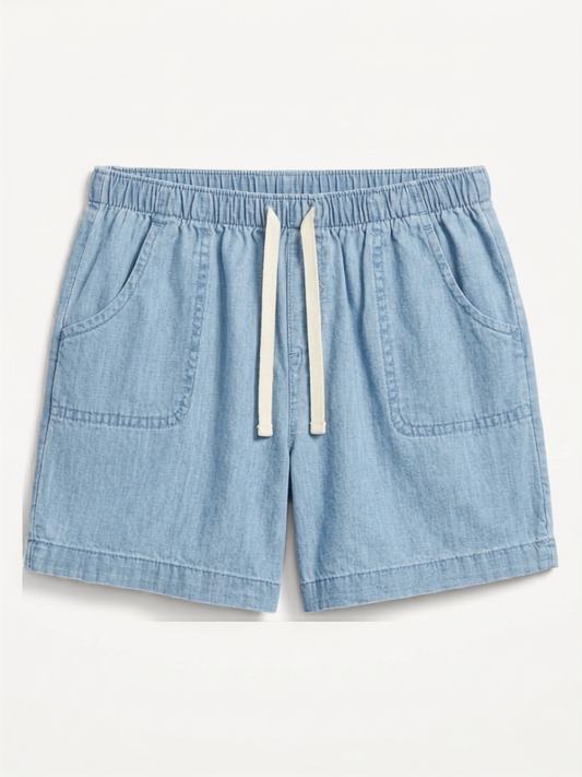 SHORT AZUL CLARO