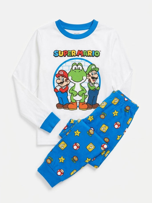 PIJAMA MANGA LARGA SUPER MARIO