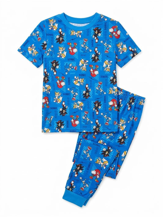 PIJAMA AZUL ESTAMPADA SONIC
