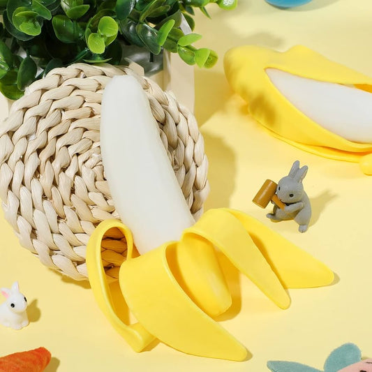 SQUISHY BANANA CON CÁSCARA