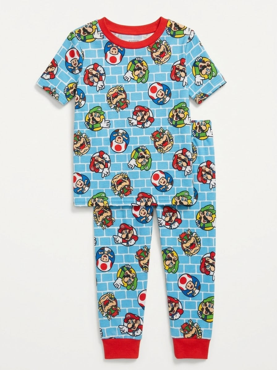 PIJAMA ESTAMPADA MARIO BROSS