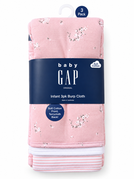 PAQUETE DE 3 PAÑOS PARA BEBÉ GAP