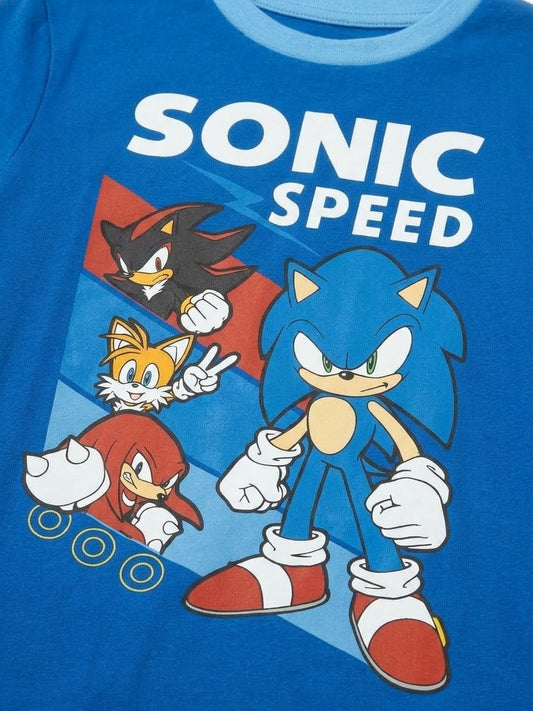 PIJAMA SHORT AZUL SONIC